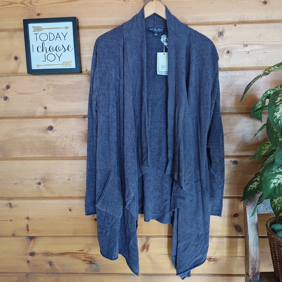 Barefoot Dreams Sweaters - NWT Barefoot Dreams Cozy Chic Ultra Lite Hi Lo Cardi Wrap Sweater Cardigan Sz 1X